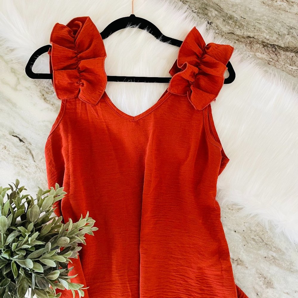 Entro Ruffle Sleeve Blouse